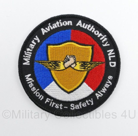 Nederlands Military Aviation Authority NLD - Mission First, Safety Always - met klittenband - diameter 9 cm