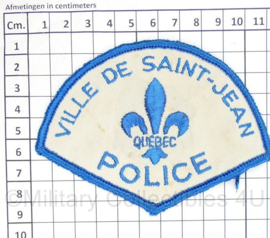 Canadees Ville de Saint Jean Police Quebec embleem - origineel