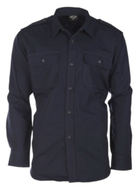 Field blouse Overhemd RIPSTOP - Donkerblauw  - 100% katoen