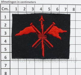 KM Koninklijke Marine mouw embleem Verbindingsmatroos - 7 x 5½ cm - origineel