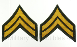 US Army rangen set Vietnam oorlog - Corporal - 8,7 x 8,3 cm