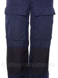 Nederlandse politie ME broek brandwerend donkerblauw Mobiele Eenheid broek - met knie- en bovenbeen bescherming  - NIEUW - maat 47- origineel