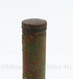 Bodemvondst WO1 Britse leger koperen Enfield oiler - fabrikant BLA - origineel