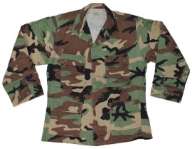 US Army woodland uniform jas zonder insignes - meerdere maten  - origineel