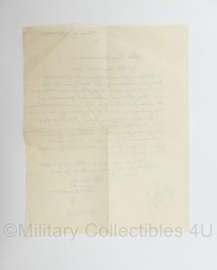 WO2 Duitse brief aan Der Zugskommandant van 1935 met artikel Schneller als den Feind over Nahkampf  - origineel