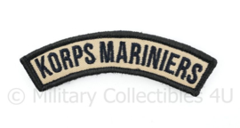 Korps Mariniers straatnaam - MET klittenband - breedte 10 cm