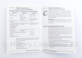 United Nations Stress management booklet - 16,5 x 12 cm - origineel