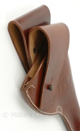 US revolver holster bruin leder - 30 x 14½ x 6 cm - nieuw - origineel