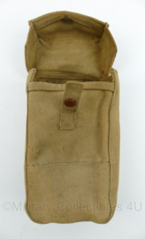 WO2 Britse Bren Basic ammo Pouch vroeg model - 21 x 2,5 x 13 cm - origineel