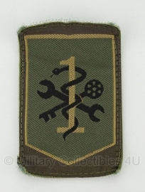 Koninklijke Landmacht embleem 1 Logistieke Brigade - met klittenband - origineel