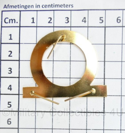 Nederlandse TRIS Troepenmacht in Suriname epaulet insignes PAAR - 5 x 4 cm - origineel
