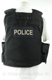 Politie Police  vest met ballistische kogelwerende en steekwerende inhoud en batonhouder - HOSDB/CAST-normen HG2/KR2/SP2 - maat XL - origineel
