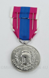 Franse medaille Defence Nationale - 9 x 4 cm - origineel