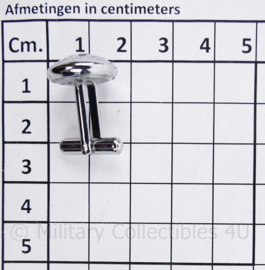 Korps Rijkspolitie manchetknopen paar in doosje - 2 x 1,5 cm - origineel