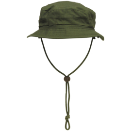 Boonie hat / Bush hat Ripstop - Special Forces model Short Brim - GROEN
