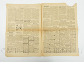WO2 Duitse krant Frankische Tageszeitung nr. 34 10 februari 1944 - 47 x 32 cm - origineel