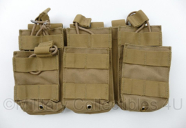 MOLLE Triple Mag pouch koppeltas Coyote - 25 x 4 x 16 cm - gebruikt - origineel