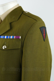 Britse leger Commando uniform met veel insignes - 176/104/88 - origineel