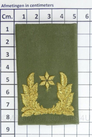 KL DT tot 2000 epauletten Brigade Generaal - 8 x 5 cm - origineel