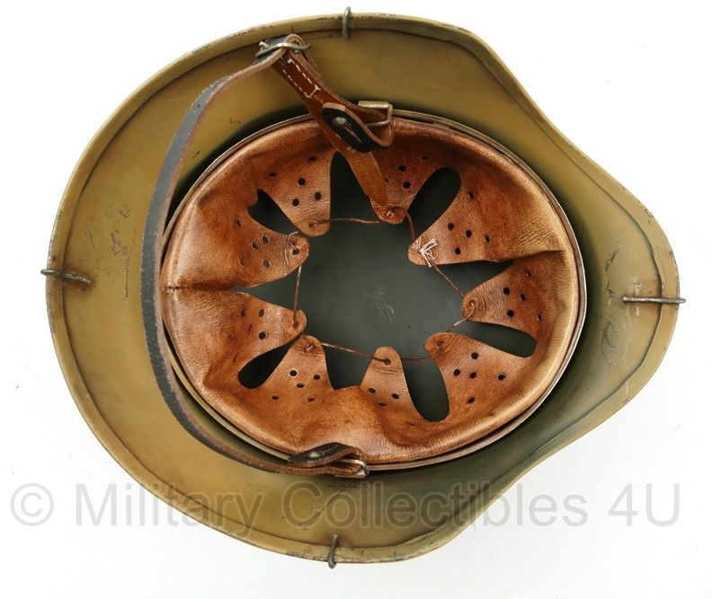 WO2 Duitse M40 Waffen SS Helm met camo  - replica