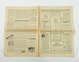 WO2 Duitse krant Frankische Tageszeitung nr. 277 23/24 november 1940 - 47 x 32 cm - origineel