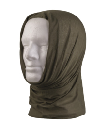 Multifunctioneel hoofddeksel - muts, balaclava, sjaal, hoofdband, etc. - GROEN
