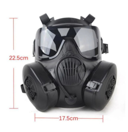 FM50 Decoratief gasmasker met heldere glazen (beschermt niet)