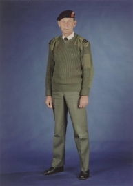 Korps Mariniers KT broek Kazernetenue broek Groen Melee 1990 - gedragen - maat 50 - origineel