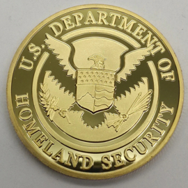 US Department of Homeland Security United States Secret Service coin - diameter 4 cm - origineel