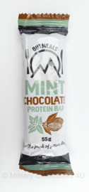 Outmeals Mint Chocolate Protein Bar - BBE 03-2026 - inhoud 55 gram