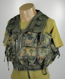 Tactical vest met 9 tassen - flecktarn