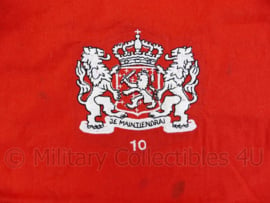 KL Nederlandse leger halsdoek 10 Natresbataljon Nationale Reserve - rood - origineel