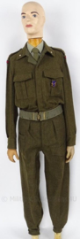 MVO uniform set "luchtdoel artillerie Kornwerderzand" , jasje, broek, koppel - maat - origineel