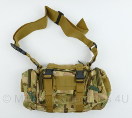 Multicam schoudertas met draagriem - 33 x 11 x 19 cm