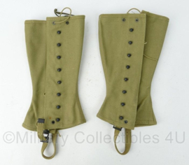 US M1938 Gaiters / M38 Leggins - meerdere maten - origineel WO2