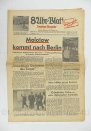 WO2 Duitse krant 8 Uhr Blatt Sonntags Ausgabe 10 november 1940 - 47 x 32 cm - origineel