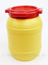 Waterdichte geel rode box -  27 x 19 x 17 cm - origineel