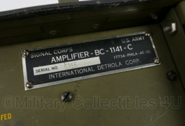 WO2 US Army Signal Corps Amplifier BC 1141 C 1945 - origineel 1945