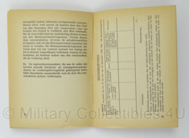 MVO voorschrift het Verlenen van Militaire Bijstand nr. 1580 - 1946 - afmeting 12 x 17 cm - origineel