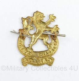 Canadese Wo2 cap badge  Veterans Guard of Canada - Kings Crown - 5 x 3,5 cm - origineel