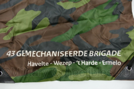 Defensie 43 MECHBAT 43 Gemechaniseerde Brigade rugzak camo - 48 x 39 cm - origineel