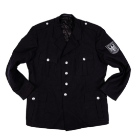 Zwart getailleerd uitgaans uniform  - bruikbaar als antiek politie of WO2 Duits uniform - meerdere maten - origineel