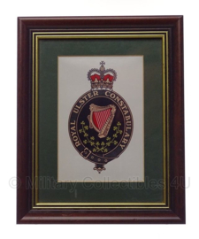 Britse Police Politie Royal Ulster Constabulary wandbord - 19 x 23,5 cm - origineel