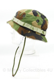 Korps Mariniers special forces Boonie Brim US - Woodland camo - gedragen - maat 7 1/4 - origineel