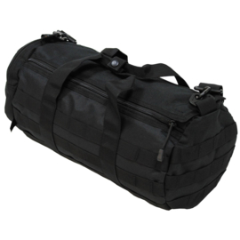 Ronde tactical bag zwart - 12 liter