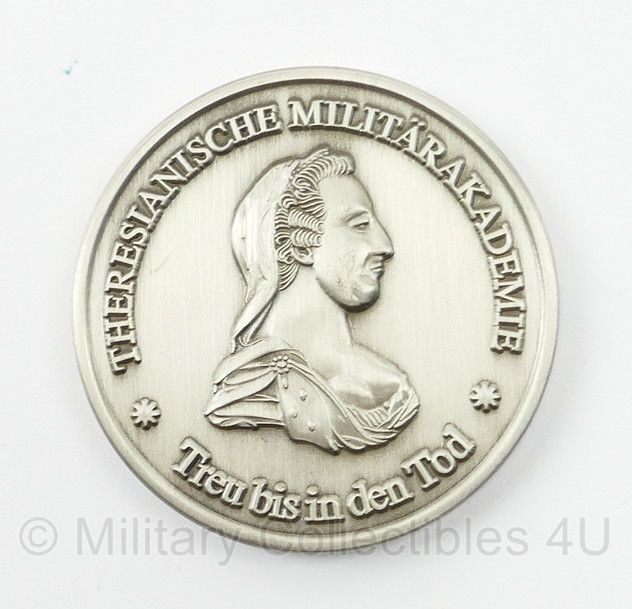 Oostenrijkse leger Fachhochschule Studiengang Militarische Fuhrung coin met doosje - origineel