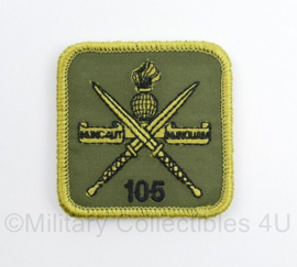 KCT Korps Commandotroepen 105 Commandotroepencompagnie borstembleem - met klittenband - 5,5 x 5,5 cm