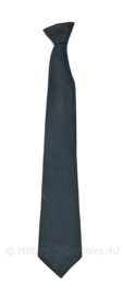 KL Nederlandse leger en overheid stropdas met clip cliptie 50 cm - zwart - 100% polyester - origineel