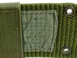 US Army en korps mariniers LC2 Belt Individual Equipment Nylon met zwart kunststof slot - size Large - origineel