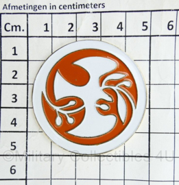 Kmar Marechaussee Sinaï missie baret insigne - mist de pinnen - diameter 5 cm -  origineel